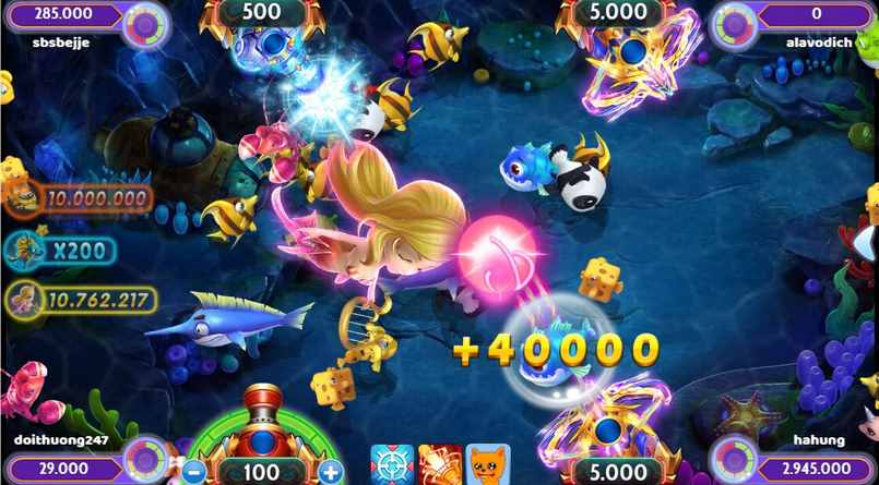 Bắn Cá Tiểu Tiên Cá Sân Chơi Bắn Cá Uy Tín Chất Lượng Cao 1 Giao diện tuyệt đẹp của game